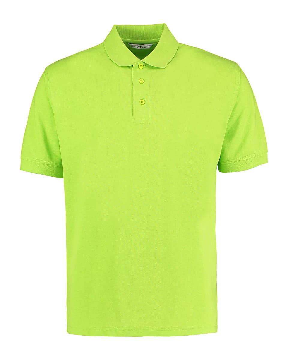 Kustom Kit Mens Klassic Superwash Polo Shirt in Lime (Product Code: KK403)