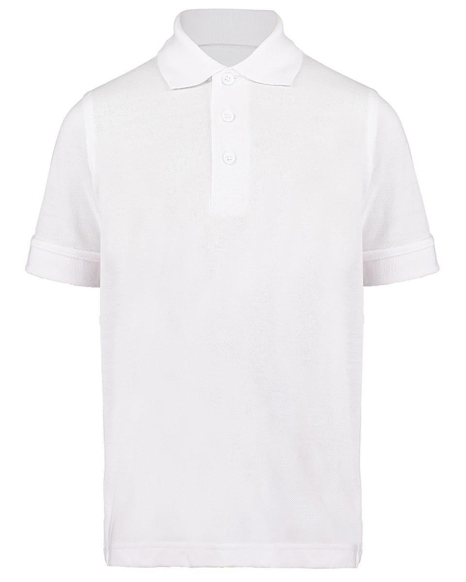 Kustom Kit Childrens Klassic Superwash 60 Polo Shirt in White (Product Code: KK406)