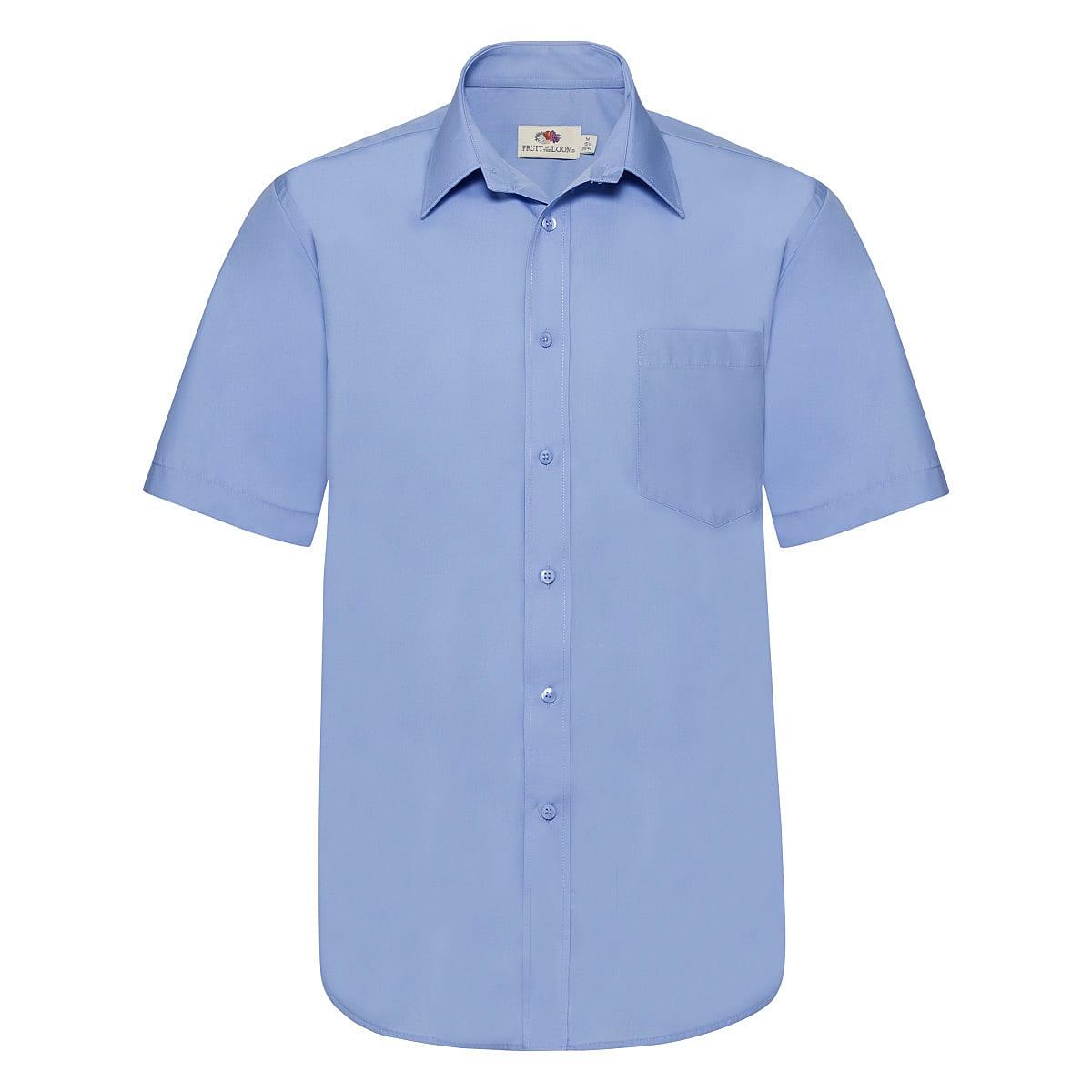 Fruit Of The Loom Mens Short-Sleeve Poplin Shirt | 65116 | Workwear ...