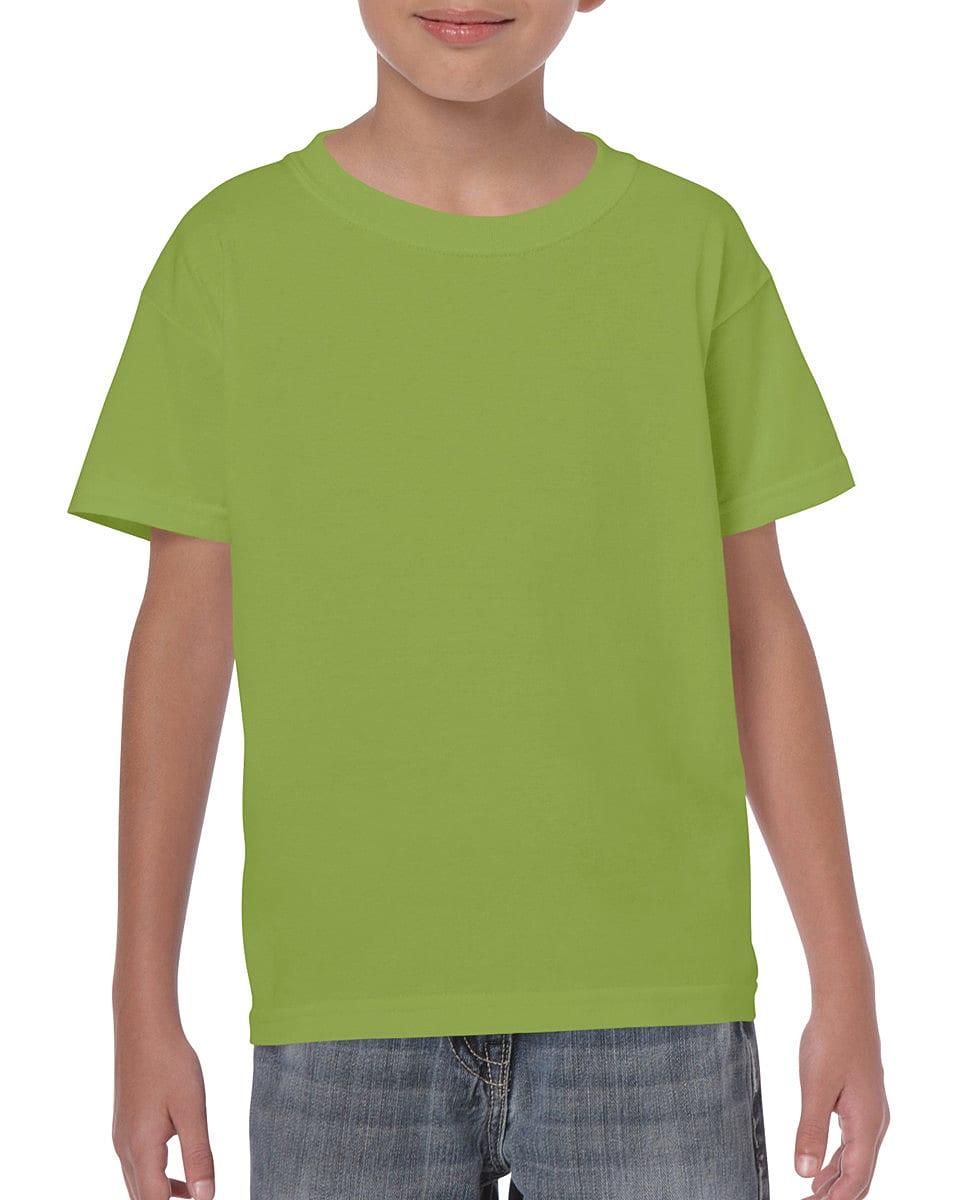 Gildan Childrens Heavy Cotton T-Shirt in Kiwi (Product Code: 5000B)