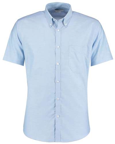 Kustom Kit Mens Short-Sleeve Slim Fit Shirt