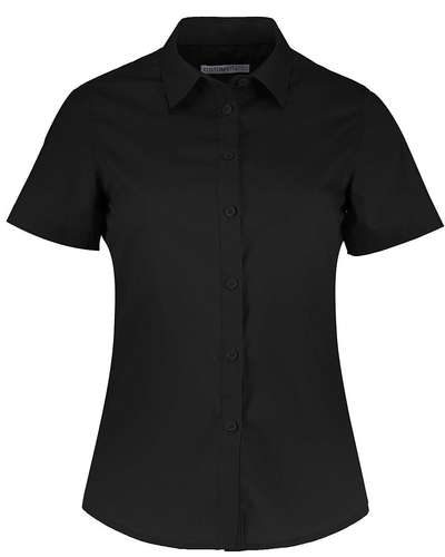 Kustom Kit Womens Short-Sleeve Poplin Shirt