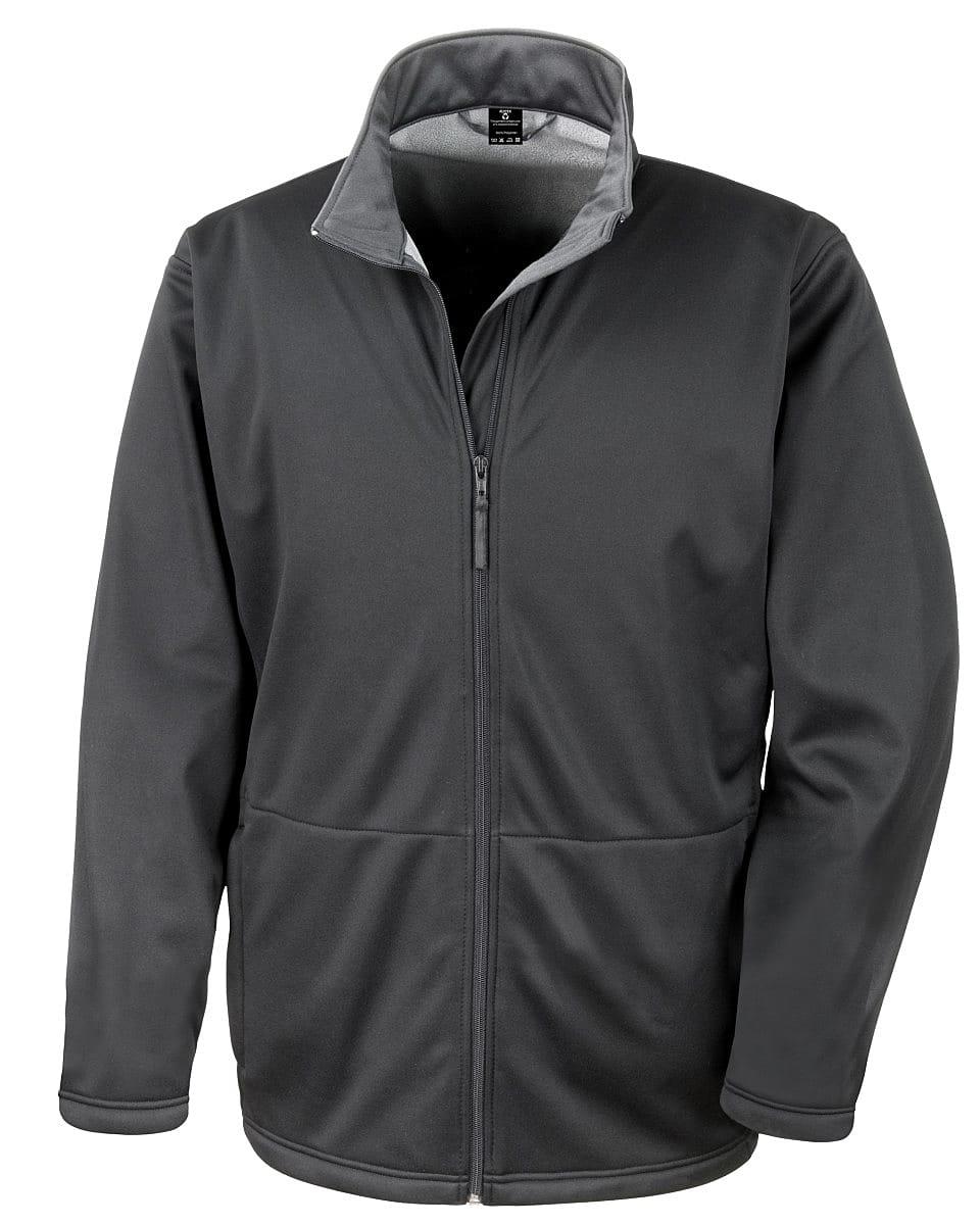 Result Core Mens Softshell Jacket in Black (Product Code: R209M)