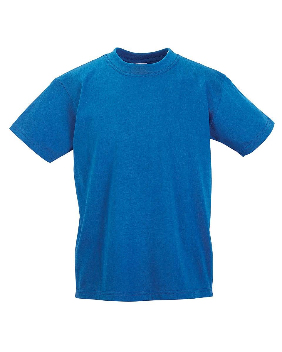 Russell Childrens Classic T-Shirt in Azure Blue (Product Code: ZT180B)