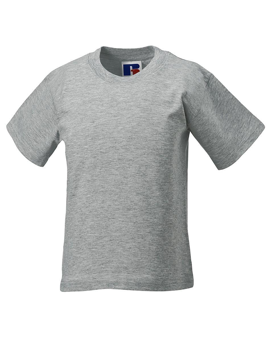 Russell Childrens Classic T-Shirt in Light Oxford (Product Code: ZT180B)