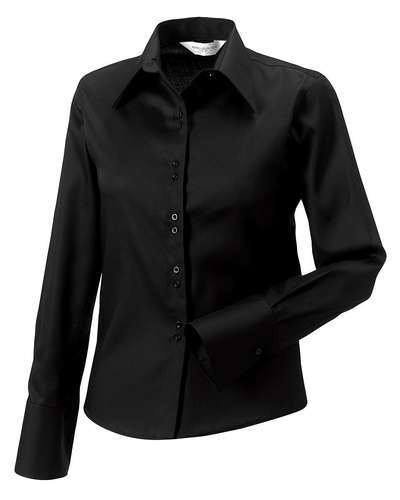 Russell Collection Womens Long-Sleeve Ultimate Non-Iron Shirt