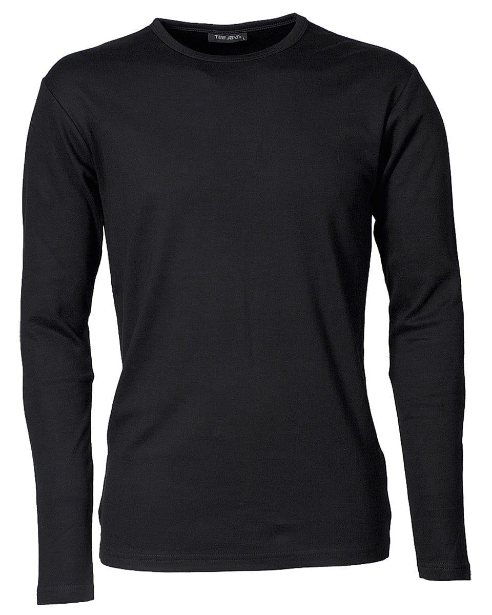 Tee Jays Mens Long-Sleeve Interlock T-Shirt | TJ530 | Workwear Supermarket