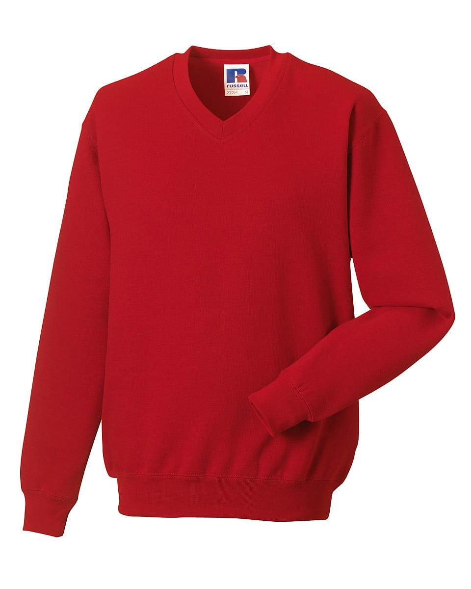 Russell V-Neck Sweatshirt | 272M | Workwear Supermarket