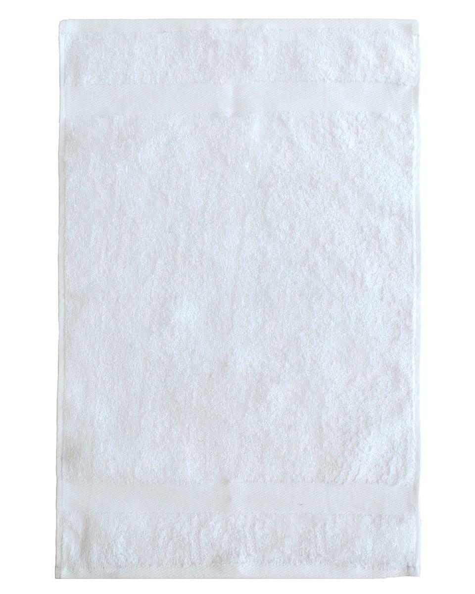 Jassz Towels Heavyweight Guest Towel in White (Product Code: T05505)