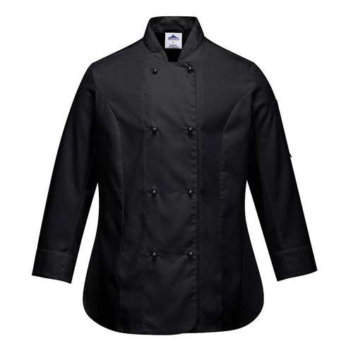 Portwest Rachel Womens Long-Sleeve Chefs Jacket - C837