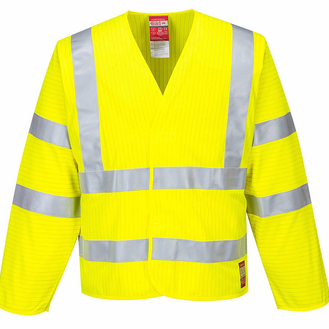 FR44 50-inch High Visibility FR Rain Coat - Portwest