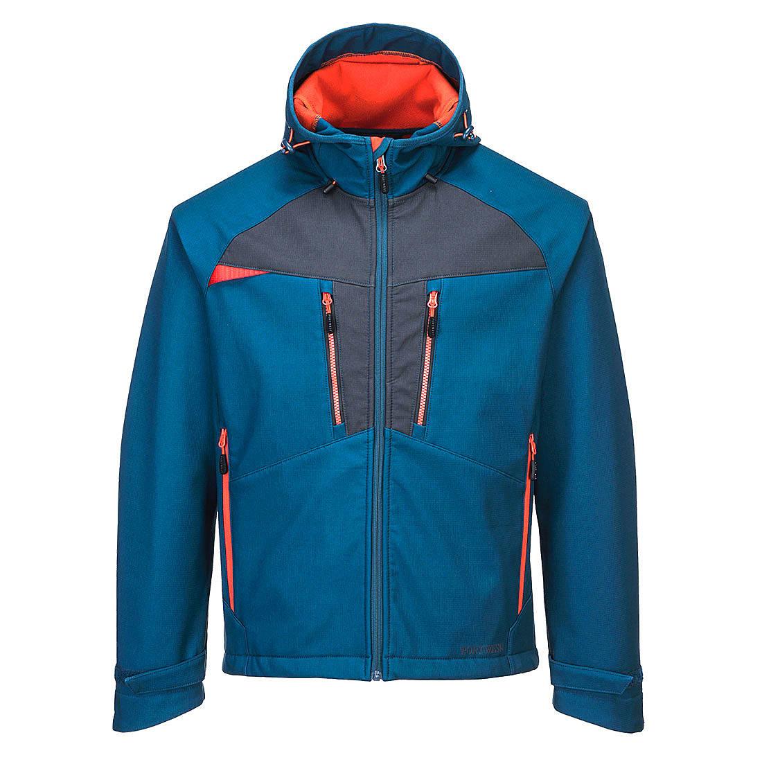 Portwest DX4 Softshell Jacket in Metro Blue (Product Code: DX474)