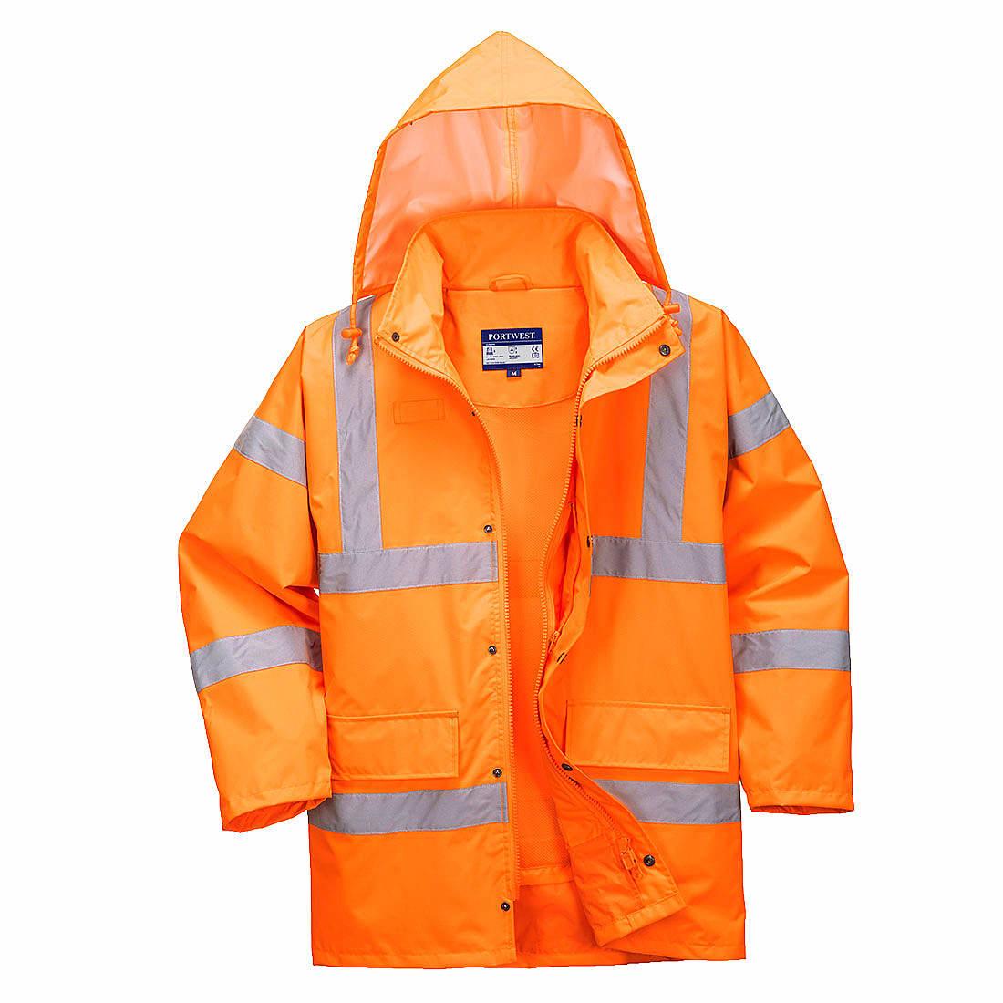 Portwest RT60 Hi-Viz Breathable Jacket in Orange (Product Code: RT60)