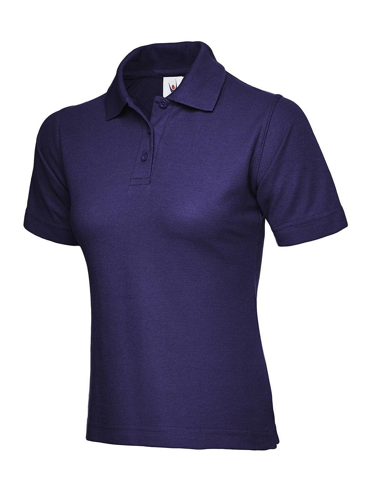 Uneek 220GSM Womens Polo Shirt in Purple (Product Code: UC106)