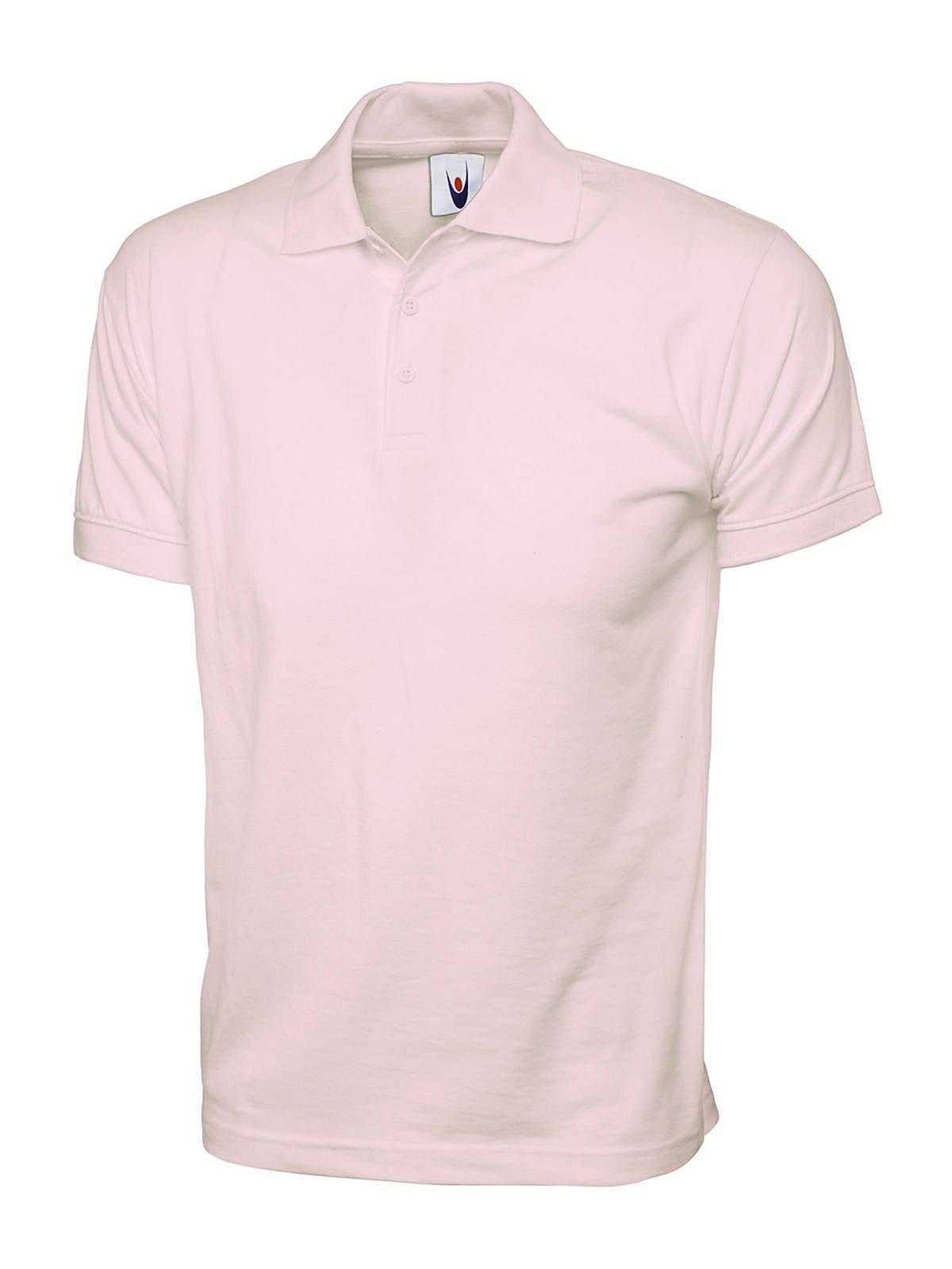 Uneek 200GSM Jersey Polo Shirt in Pink (Product Code: UC122)