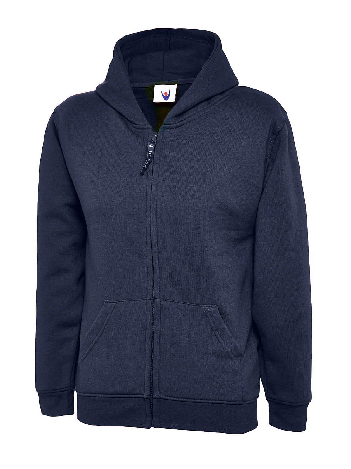 Uneek Childrens 300GSM Classic Full-Zip Hoodie | UC506 | Workwear ...