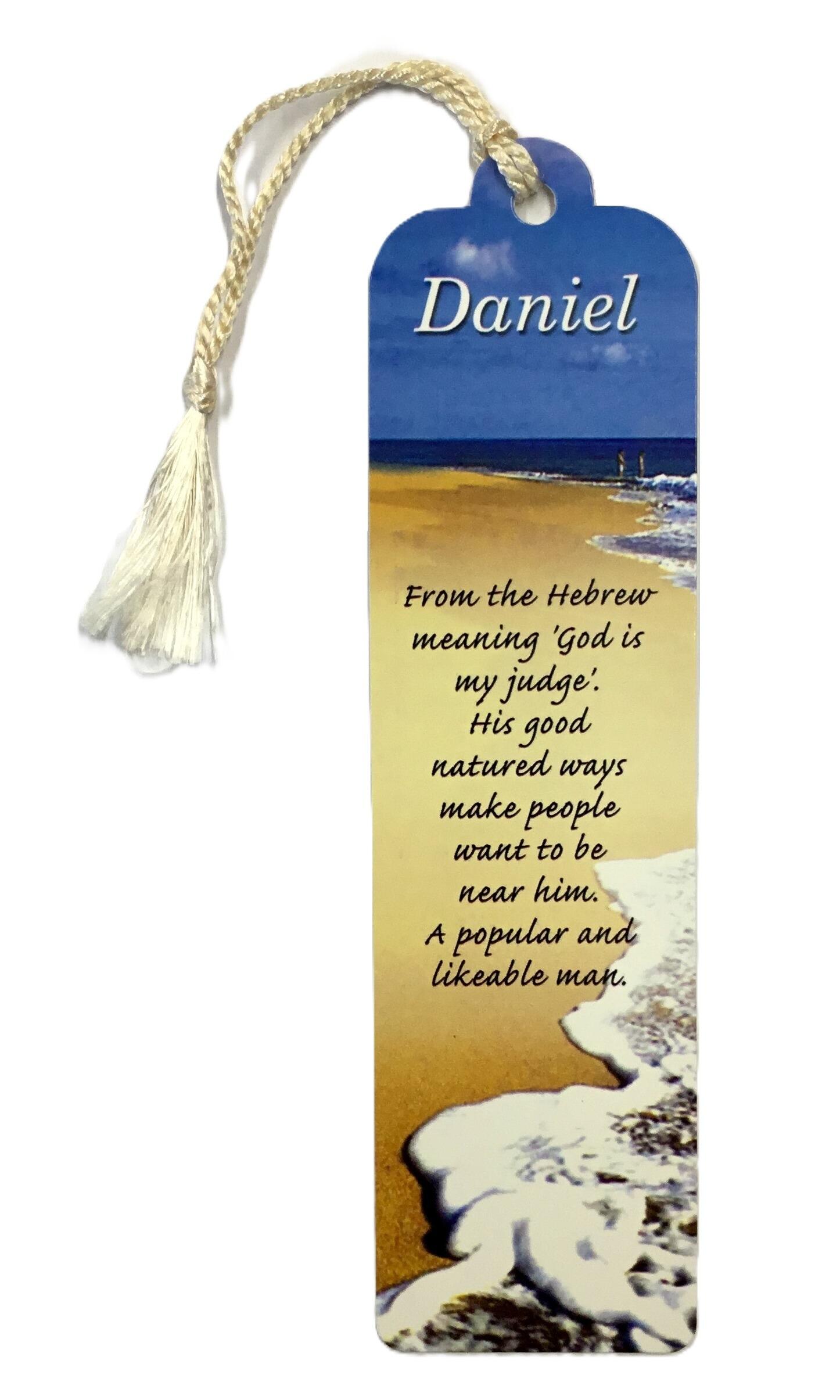 First Name Bookmark - Daniel