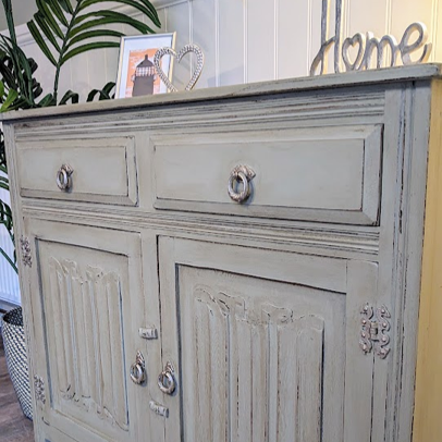 Close up of the Vintage Sideboard
