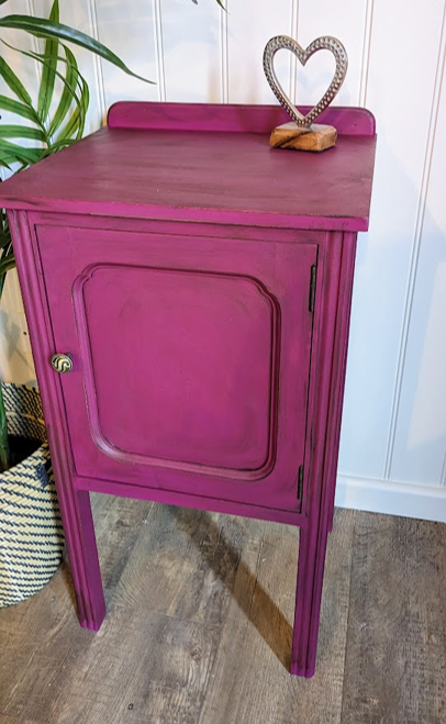 Purple Victorian Nightstand