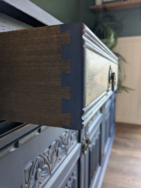 large upcycled sideboard