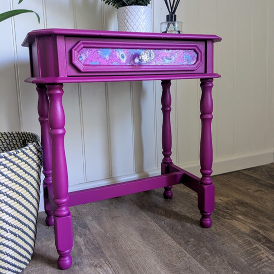 painted lamp table
