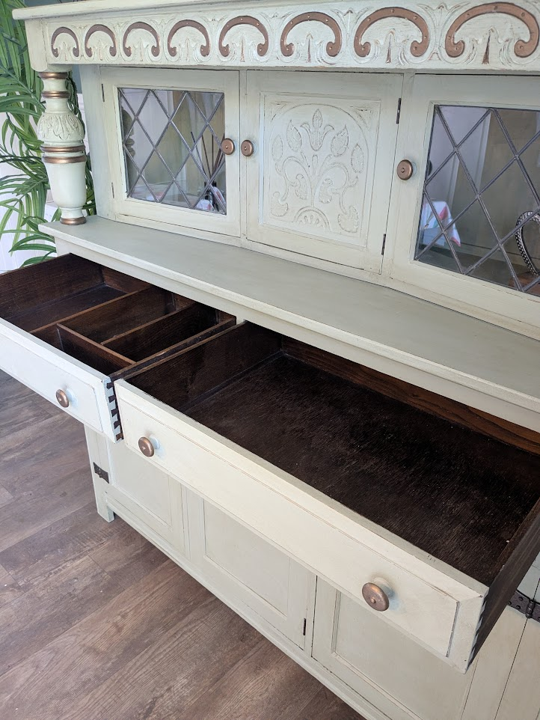 vintage storage cupboard