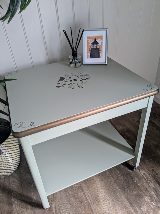 light green accent table