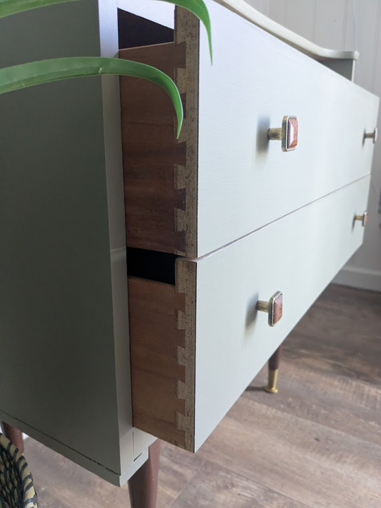 upcycled mid century drawers