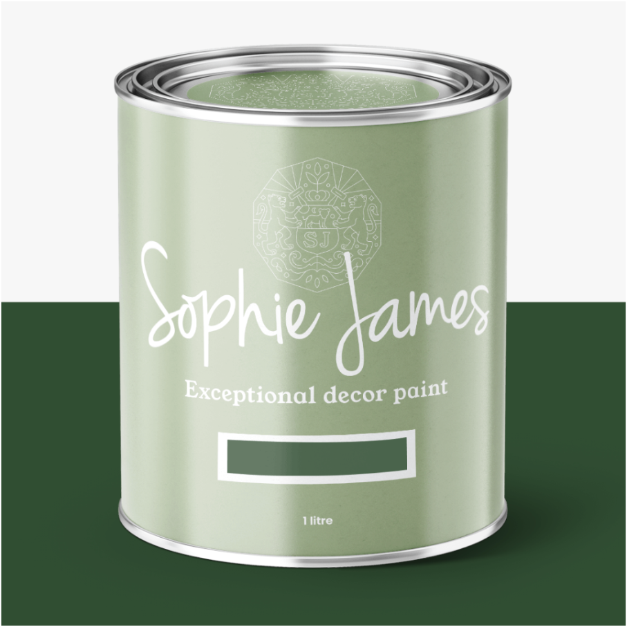 Box of frogs green furniture and wall paint
