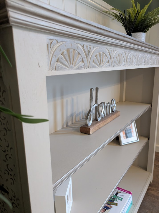 upcycled vintage bookcase
