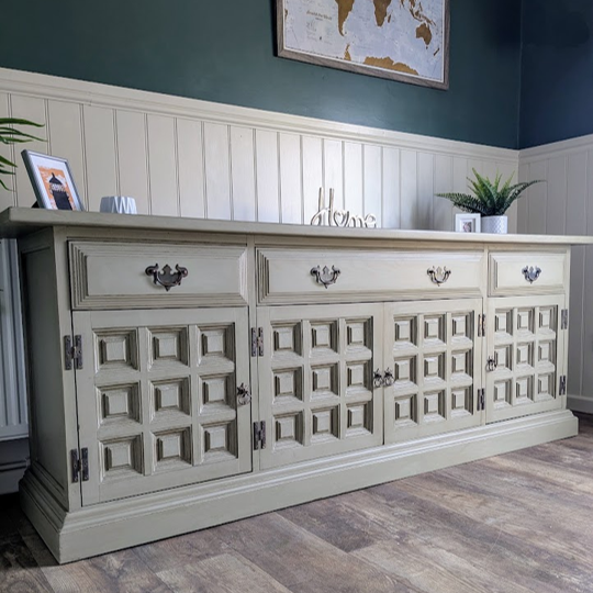 olive green sideboard