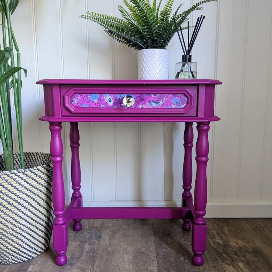 plum pudding side table