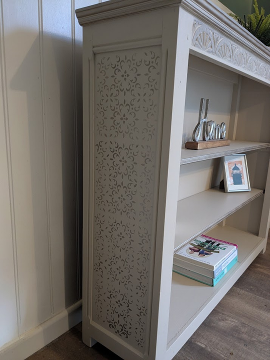 vintage bookcase