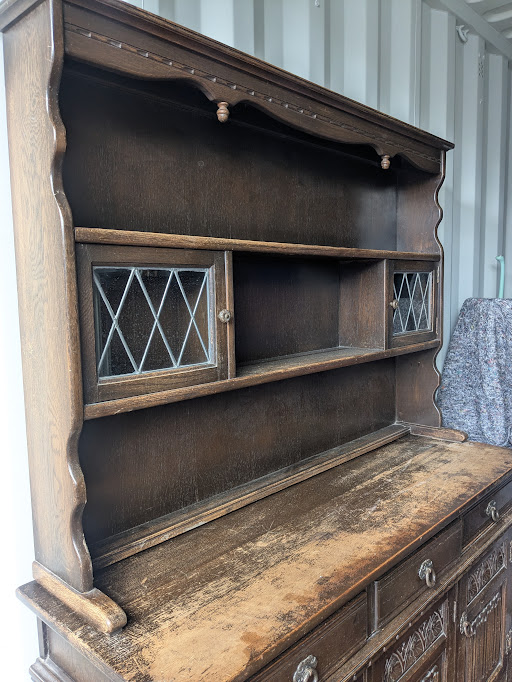 old charm wood dresser