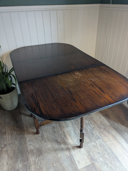 extended drop leaf table