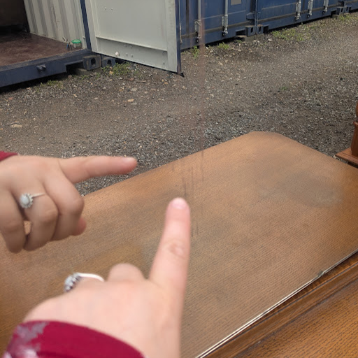 vintage drawers with mirror