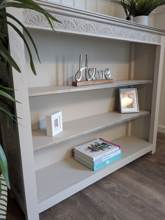 vintage upcycled bookcase