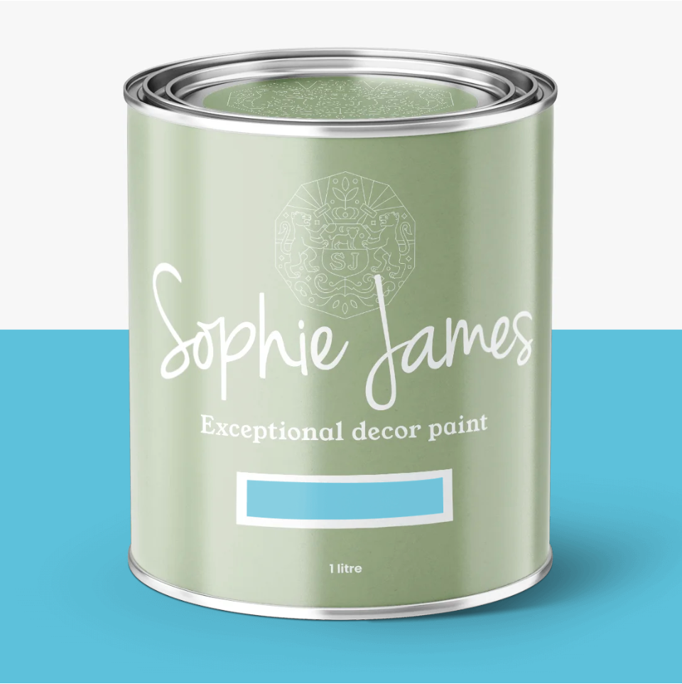 Blue Pool furniture and wall paint