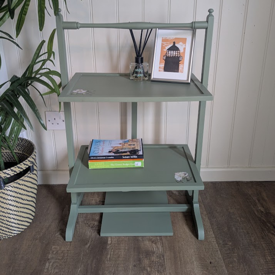 Green furniture and wall paint