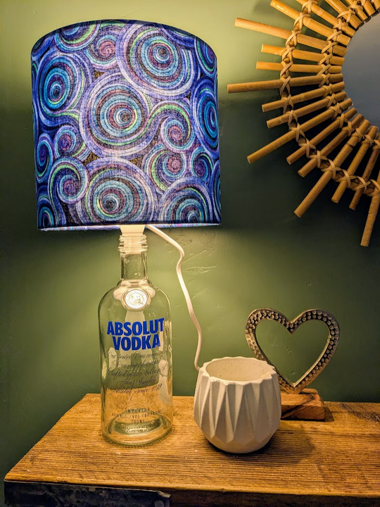 Absolute Vodka Bottle Lamp