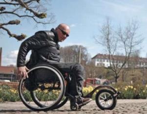 Wheelchair track wheel