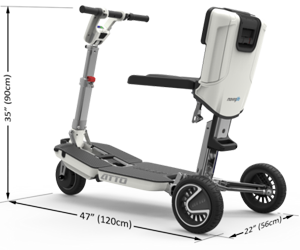 ATTO Mobility Scooter Dimensions