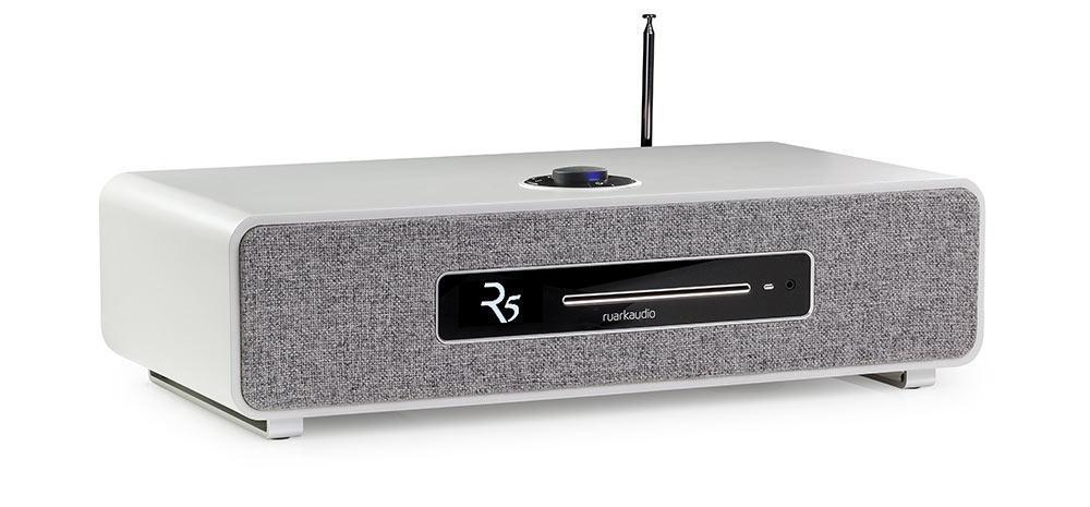 Ruark Audio R5 High Fidelity Music System CD, DAB, Bluetooth in Soft Grey Lacquer