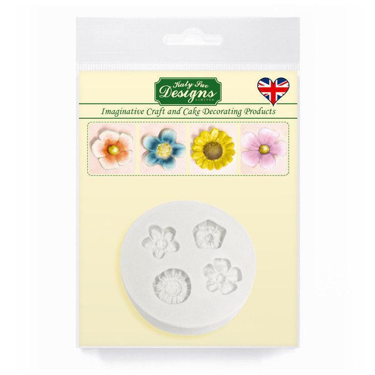 Katy Sue Designs - Silicone Mould - LITTLE FLOWERS