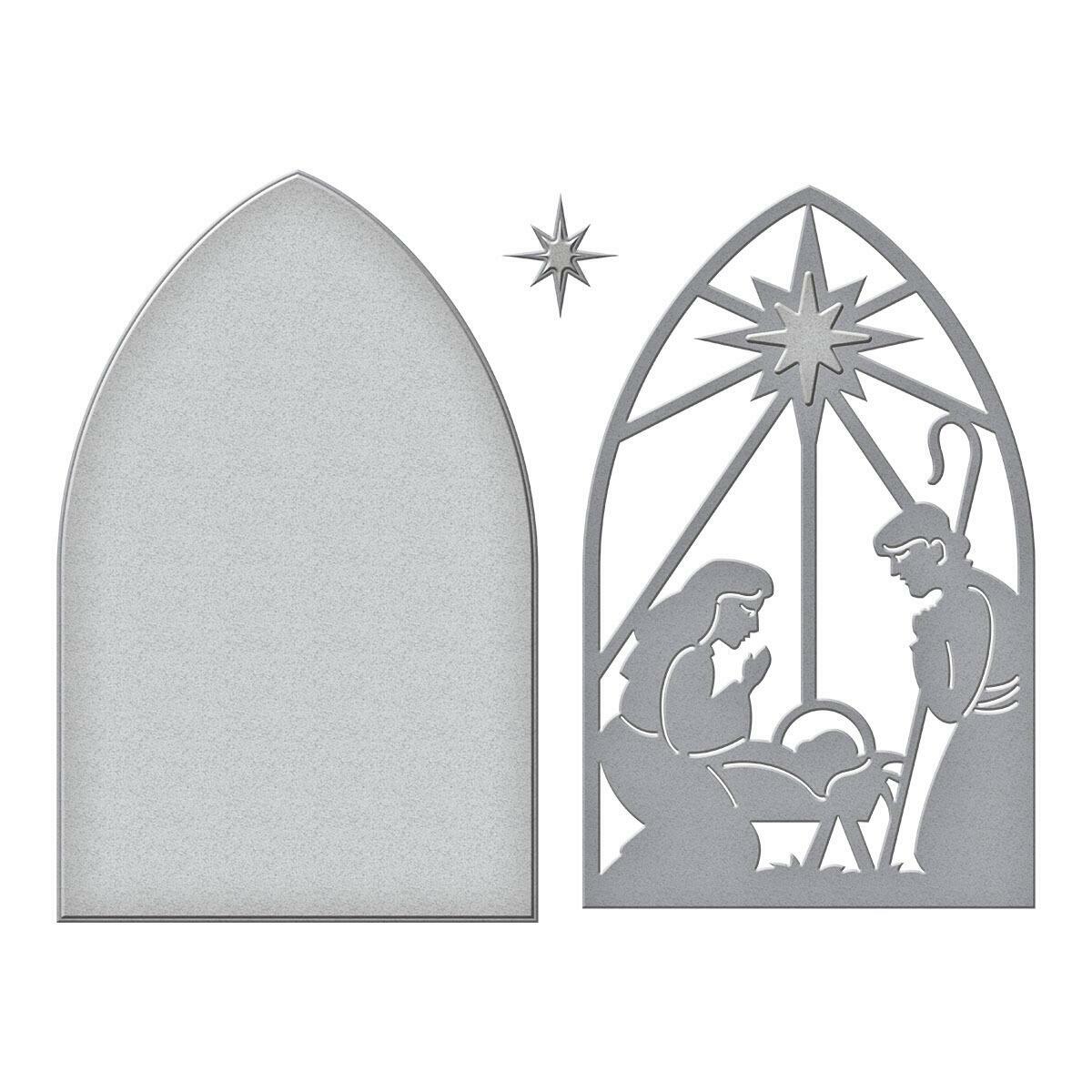 FUSTELLATI PANNOLENCI ALBERI DI NATALE - SET DA 6pz