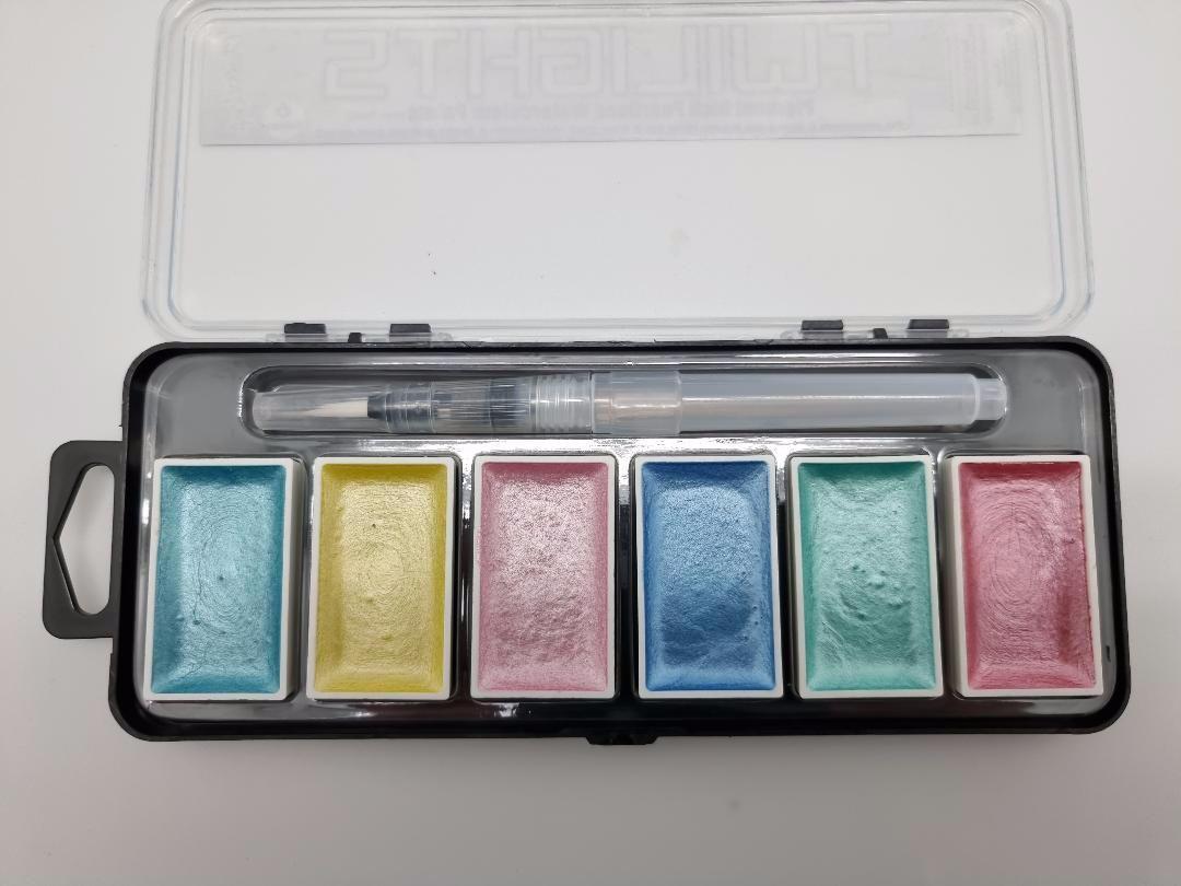  Cosmic Shimmer Iridescent Watercolour Pallet Set 6