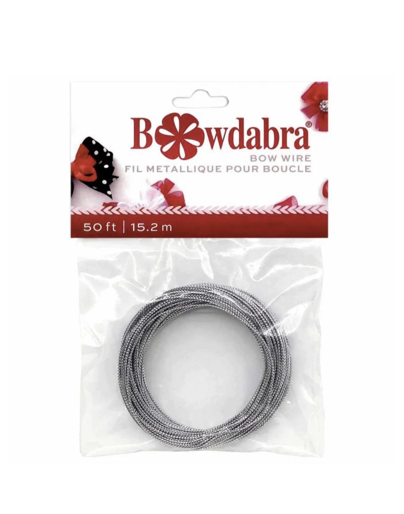 Bowdabra Bow Maker Wire (50 Feet) - SILVER (BOW3040)