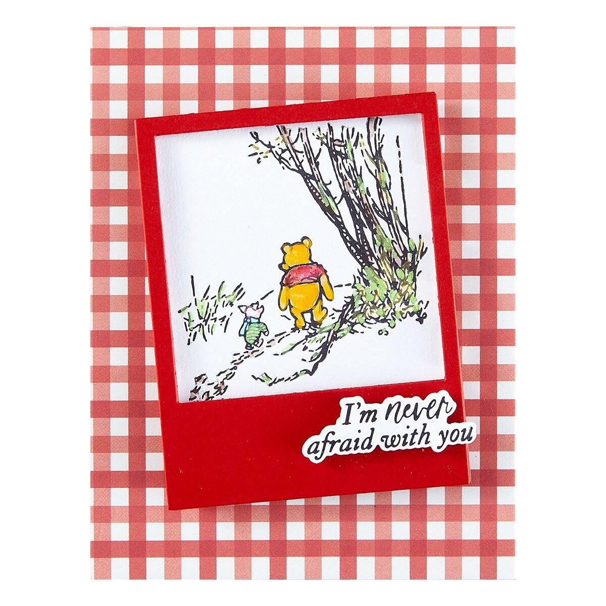 Spellbinders - Pooh's Hunny Pot Etched Dies from the Say Cheese Classic Pooh Collection in Collabora