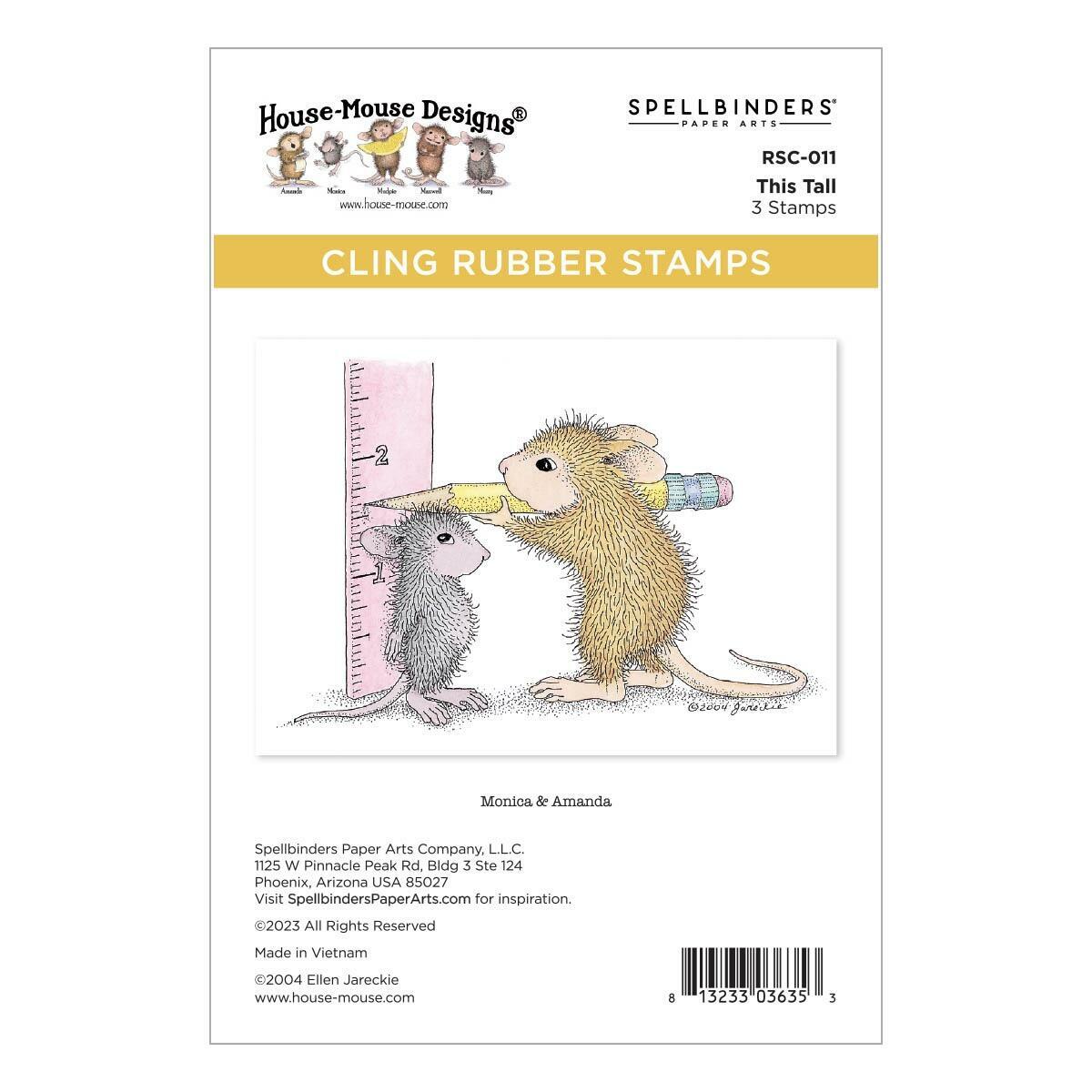 Spellbinders This Tall Cling Rubber Stamps from the HouseMouse