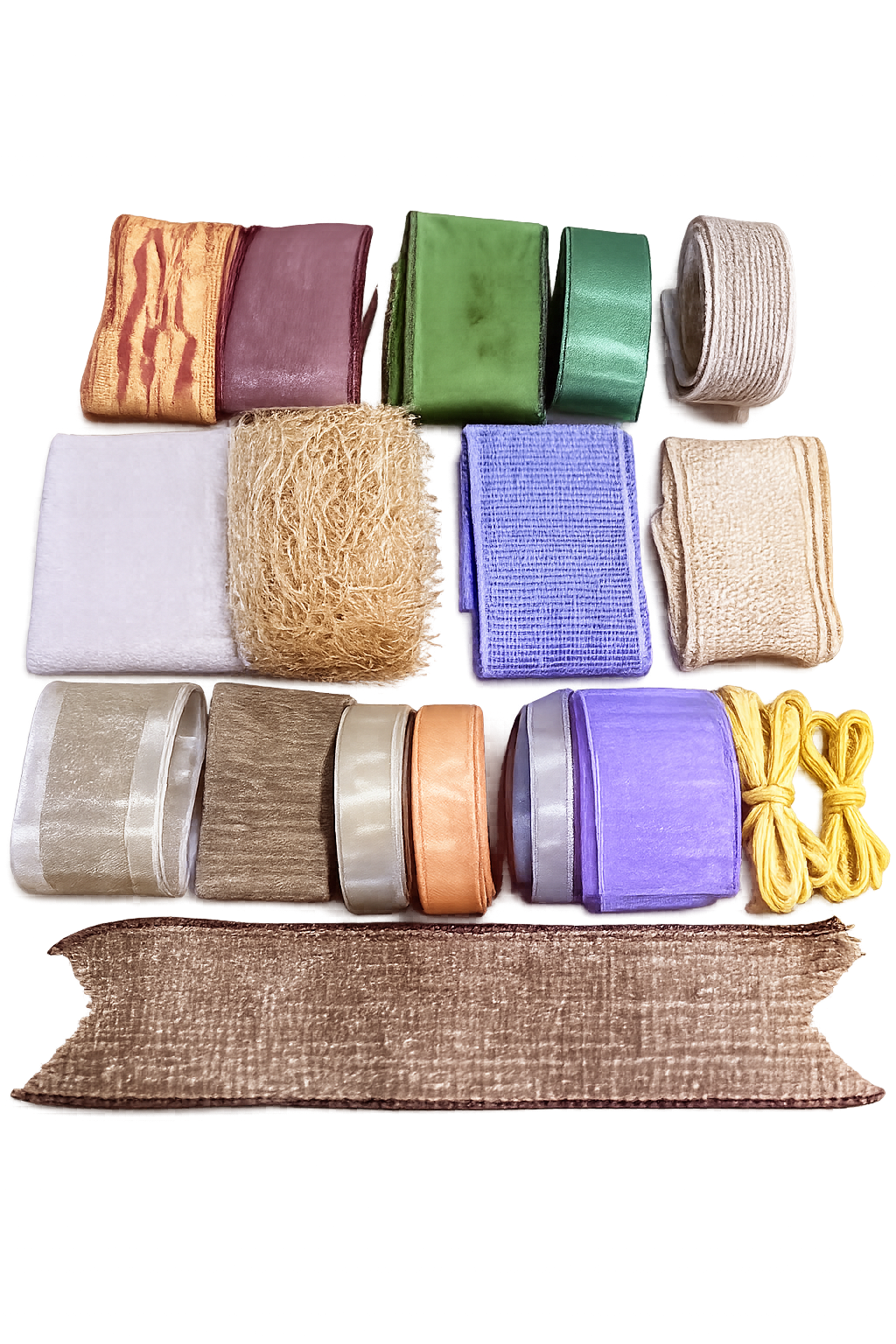 Corn Ribbons HIGHLAND COW RIBBON SET